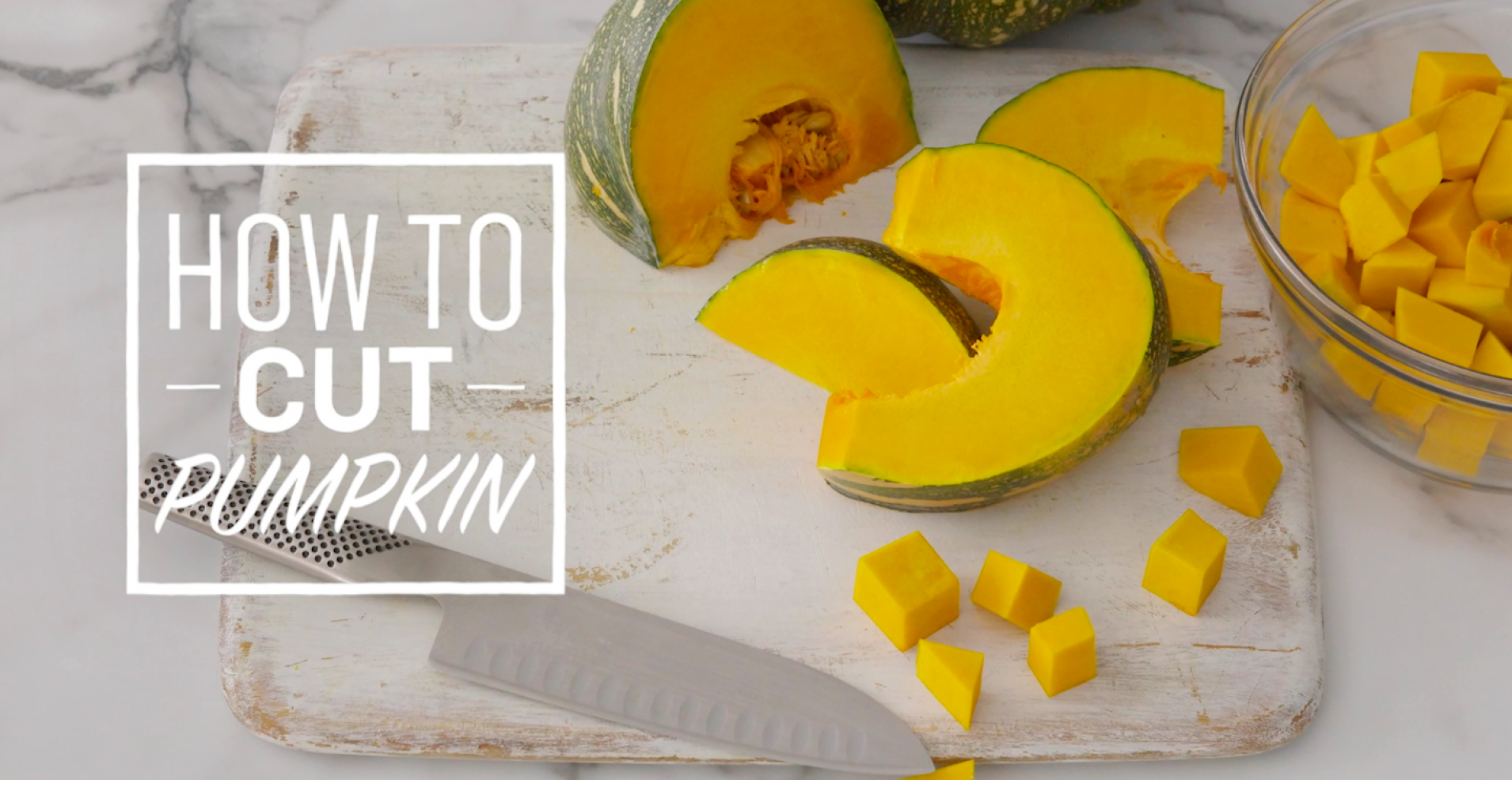 How to cut pumpkin for cooking